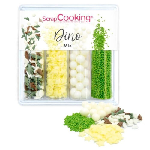 Decorazioni zuccherate - Dino Mix - Multicolore - 61 g