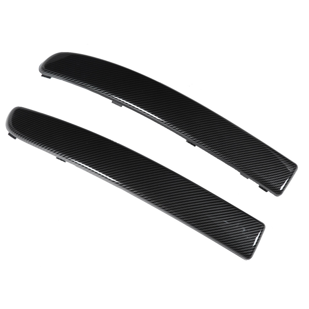 Car Front Bumper Moulding Trim Carbon Fiber Style For Fiat 500 2007-2015 8771391007665