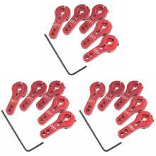 18Pcs 25T Alluminio Servo Corno M3 Discussioni Sterzo Braccio Coppia Elevata Servomotori Parti RC Auto Aereo Barca