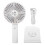 USB-håndholdt ventilator med base, 3 hastigheder, genopladelig 1