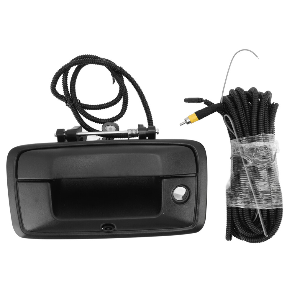 Liftgate Latch Handle Tailgate Handle With Keyhole Backup Camera Rear View Camera For 2015 Chevy Silverado 2500 Hd 3500 Hd Textured Plastic Black 9437117393809