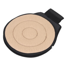 Coussin de voiture rotatif à 360 degrés, beige, 43  37,5 cm