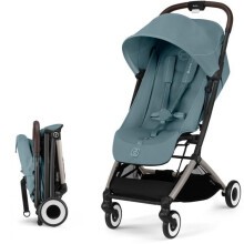 CYBEX - Ultra compact and comfortable stroller - ORFEO - 4 wheels - Stormy Blue
