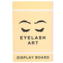 Wiederverwendbares Wimpern-Displaybuch aus dickem Kunststoff, wasser-, staub- und feuchtigkeitsbeständig, bietet Platz für 35 Wimpernstile, weiches