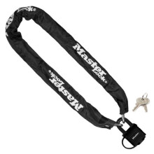 Corrente anti-roubo MASTER LOCK - 8390EURDPRO - 90cm x Ø 6mm - Cadeado de 40mm - Bainha de nylon - Preto