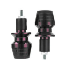 CNC aluminium stuurdoppen/gewichtspluggen voor motorfietsen, antislip, universele pasvorm, roestbestendig, duurzaam (1 paar)