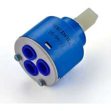 Professionele vervangingscartridge voor originele reparatieonderdelen en vervanging van eengreepskranen, diameter 40 mm