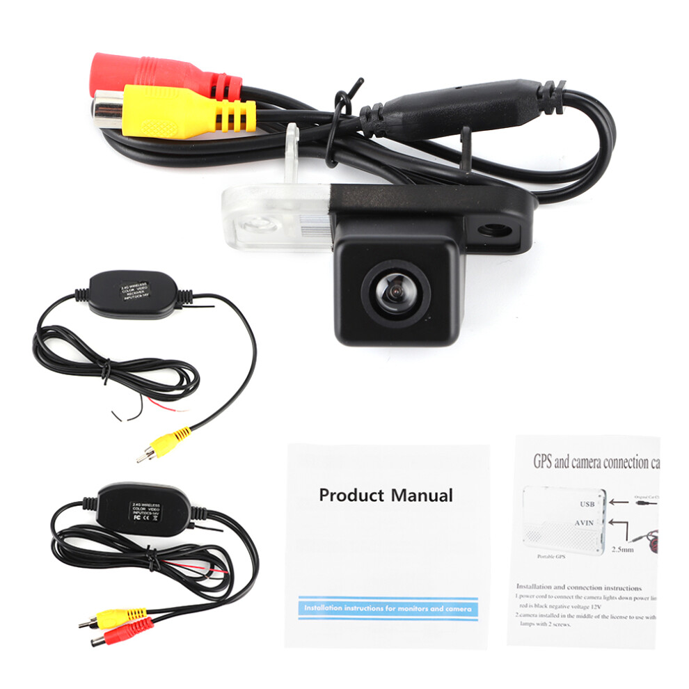 Automatic Backup Picture In-Car Monitor Head Unit Dvd Player Wireless Rca Video Transmitter Avoid Complicated Wiring Car Rear View Camera Wireless 9159805497964