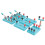 Kids Electricity Circuit Learning Kit Physics Experiment Kit Basic Educational ABS Electricity Magnetism Learning Tool 7
