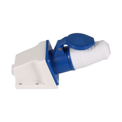 16 Amp 3 Pin Embedded Connection Waterproof Plug Socket 1
