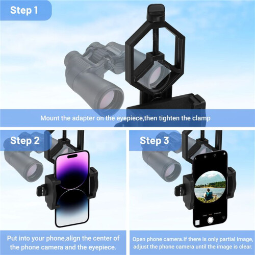 Support Universel de Clip de TéLescope de Support de Clip de TéLescope 2