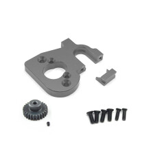 RC BilmotorfäSteshåLlare med MotorväXel för 144001 124019 124018 RC Reservdelar UppgraderingstillbehöR, Titan