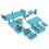 Kids Electricity Circuit Learning Kit Physics Experiment Kit Basic Educational ABS Electricity Magnetism Learning Tool 2