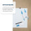 Geometry Compass Set 10Pcs School Maths Protractor Set Rulers for Student Maths and Engineering in Carry Case, 5