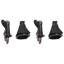 2X Engranajes de Palanca de Mando de Excavadora de 3 Botones con Cubierta Antipolvo ParaDaewoo Doosan DH DX150 215 225 300 370-9C Izquierda