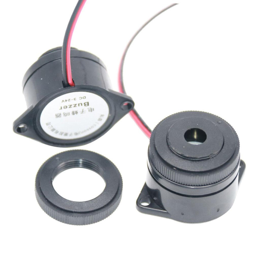 12V 24V Active Piezoelectric Buzzer Active Piezo Electronic Alarm Buzz 6901423026704