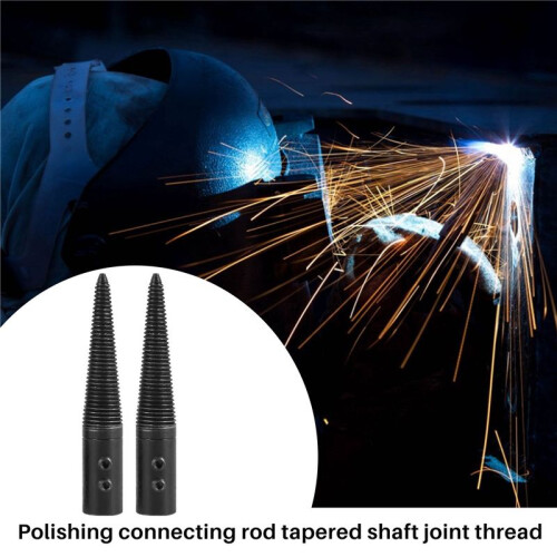 3Pcs/1 Set Polishing Connecting Rod Tapered Spindle Adapter Threaded for Bench Buffer Buffing Polishing Wheel 1