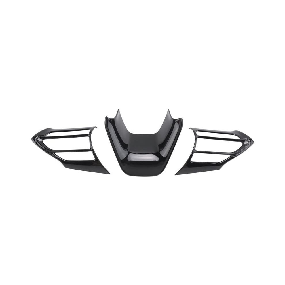 For Yaris 2020 2021 Abs Bright Car Interior Steering Wheel Cover Trim Moldings Car Styling Black 4713142239363