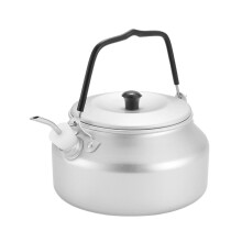 Versatile Camping Kettle, Hard Anodized Aluminum Portable Scratch Resistance, Your Go-to for Outdoor Adventures (1.5L)