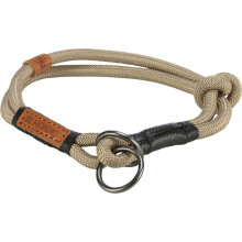 Halster semi-étrangleur - Trixie - Be Nordic - Zand/Zwart - Medium - Optimaal Comfort