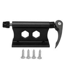 Portable Quick Release Bike Fork Mount Universal Fit Aluminum Alloy Lightweight Wall Mountable for Trucks Trailers Garage Storage, Vertical or