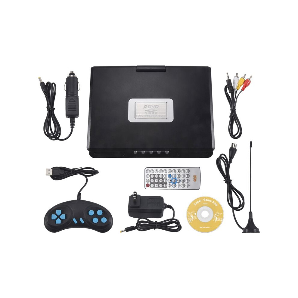 9.8 Inch Portable Mobile Dvd With Tv Hd Player Built-In Rechargeable Battery Support Card/Usb Port/Dvd Us Plug 4711345939929