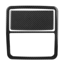 Accesorios interiores con acabado en fibra de carbono negro, cubierta para marco de mapa de techo con textura de fibra de carbono premium,