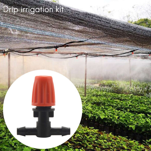 50 Pcs Three-Way Atomizing Nozzle, Adjustable Mist Nozzles, Drip Irrigation Emitters, Greenhouse Watering System 2