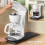Versatile Movable Coffee Tray 25 lbs Coffee Maker Caddy Sliding Tray Stand Kitchen Accessories 7