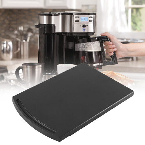 Versatile Movable Coffee Tray 25 lbs Coffee Maker Caddy Sliding Tray Stand Kitchen Accessories 1