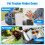 4 Pack Protective Case for  AirTag Silicone Keychain Compatible with Air Tag Holder with Key 5
