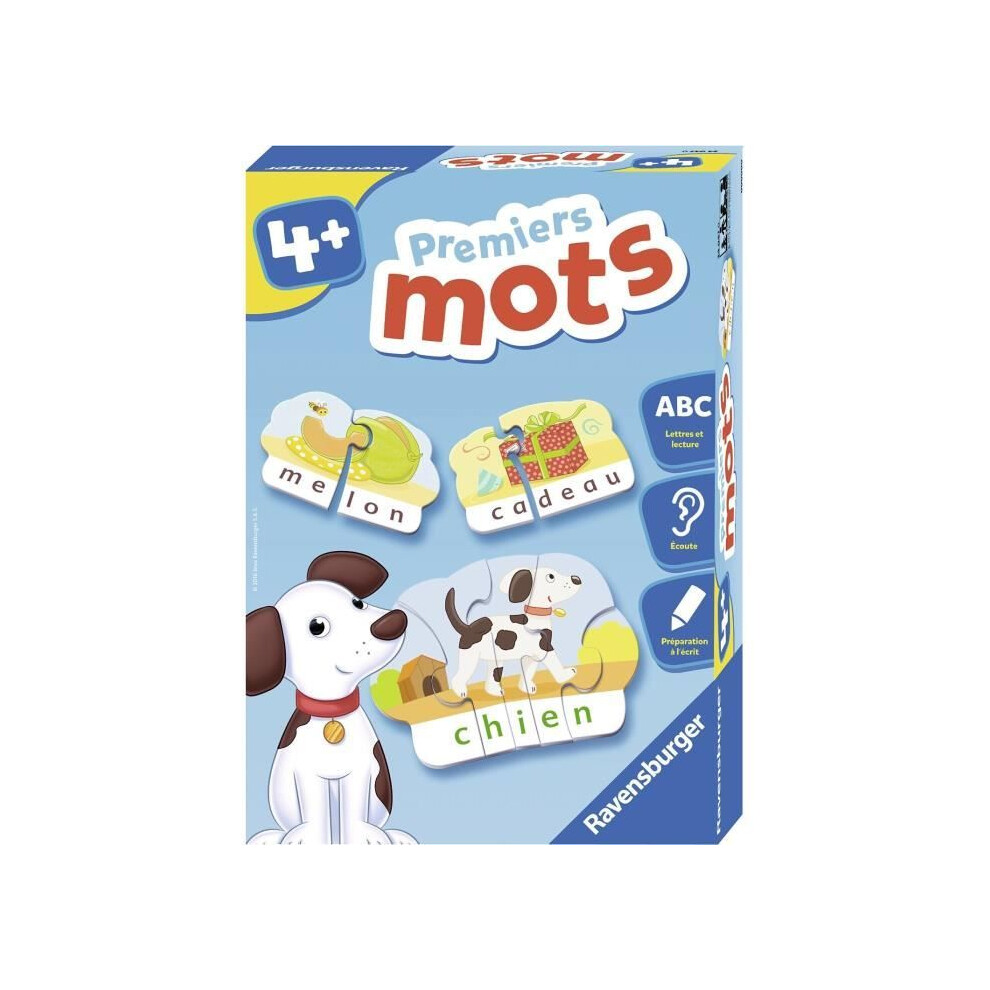 Ravensburger First Words - Educational Game - Preparation For Reading - From 4 Years Old