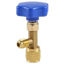 Low Pressure Dispensing Valve Bottle Opener 1/4 Sae Connector Refrigerant Bottle Can Tap For R22 R134A R410A Gas