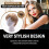 Short Layered Fluffy Wavy Full Synthetic Wig Blonde Highlights 3