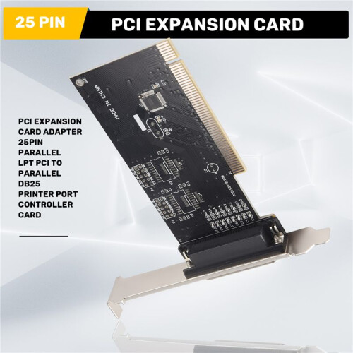 Pci Expansion Card Adapter 25Pin Parallel Lpt Pci To Parallel Db25 Printer Port Controller Card 1