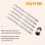 5Pcs S2 Screwdriver Bits Set 100Mm Phillips Strong Magnet Driver Steel Double  Hex Shank With Magnetizer Ring 7