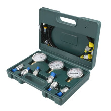 Hydraulisk TryckmäTare GräVmaskin Hydrauliskt Trycktestsats med Testslangkoppling och MäTverktyg