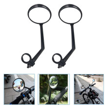 Fietsachteruitkijkspiegel met breed gezichtsveld, onbreekbaar bolvormig glas, universele pasvorm voor sturen van 1,8 cm tot 2 cm, eenvoudig te