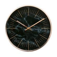 Relógio de parede retrô elegante e silencioso com mecanismo de varredura sem tique-taque, grandes números pretos para fácil visualização, ideal