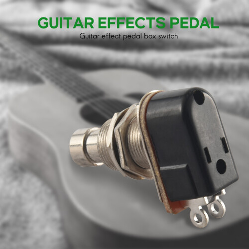 Guitar Effects Pedal Box Momentary SPST Button Stomp Foot  Push Button Pack of 10 1