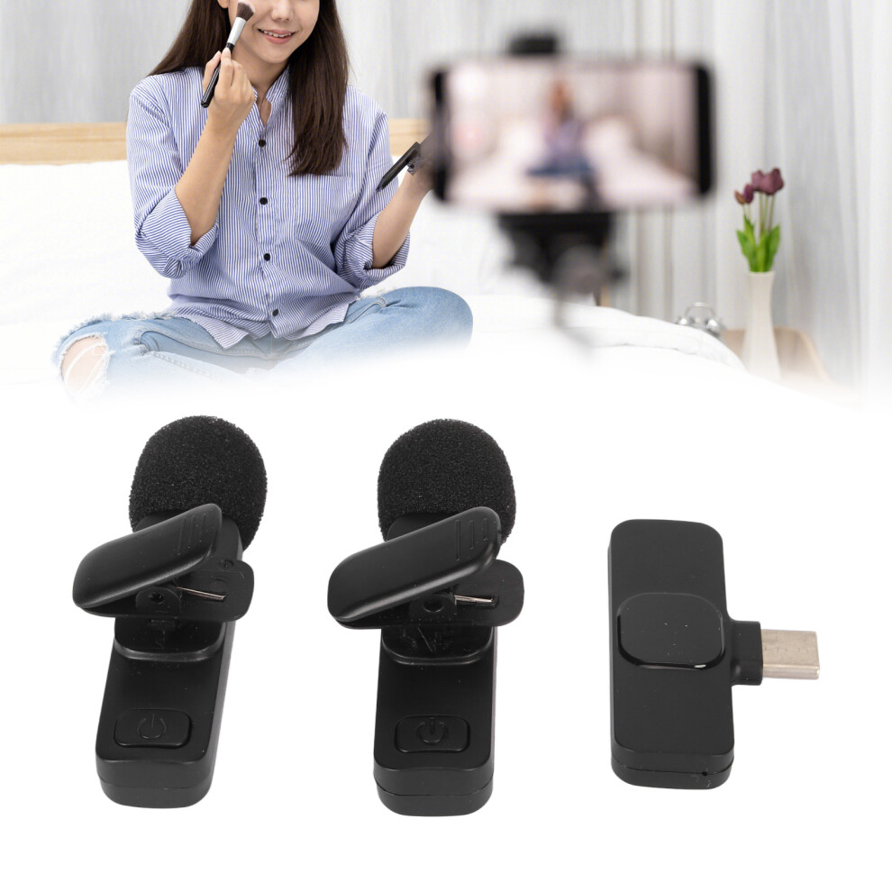 Wireless Lavalier Microphone 280Mah Usb-C 7H Noise Canceling 7601388951057