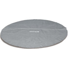 Bubble cover for INTEX pool - Diameter 4.20m - Reinforced for better durability - Gray