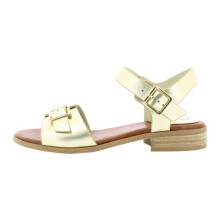 Damen Sandalen - KICKERS - Bucidi - Gelbes Leder - Schnalle - Optimaler Komfort