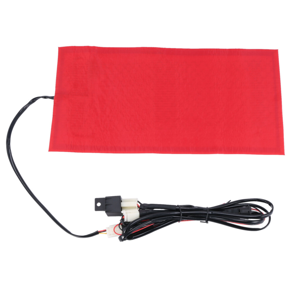 25W 12V Universal Motorcycle Atv Heated Cushion Waterproof Pad Heating Pad Mat Winter Warmer 4713157360144