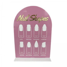 2xNail Tip Display Board Acrylic Manicure Display for Nail Salon Nail