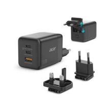 Acer GaN PD100W 2x USB-C 1x USB-A Zwart Ultrarapide Oplader 1.5m