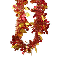 Christmas Tinsel Garland Shiny Glitter Ornament for Festival Party Xma