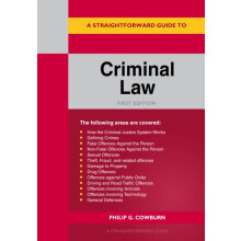 A Straightforward Guide to Criminal Law by Philip G Cowburn Paperback