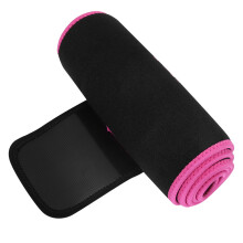 Waist Trainer Sweat Belt for Women Men Core Temperature Enhancement Neoprene Trimmer Adjustable Compression Waist Wrap with Back Lumbar Support for Wo