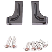 2PCS Metal Servo Mount para Axial SCX10 CC01 D90 1/10 RC Crawler Car